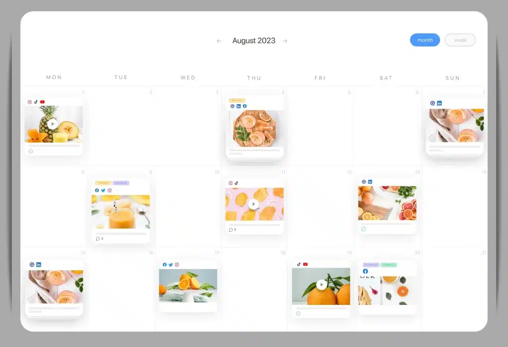 Content Calendar On Instagram